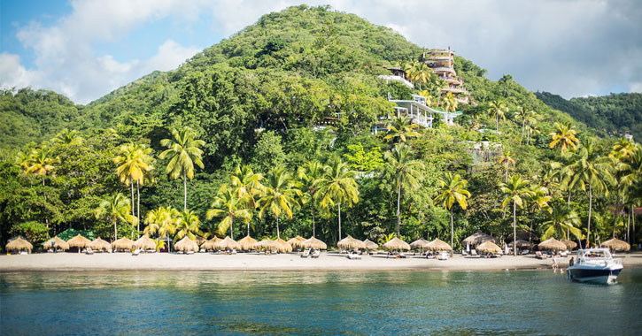 Anse Chastanet beach St Lucia